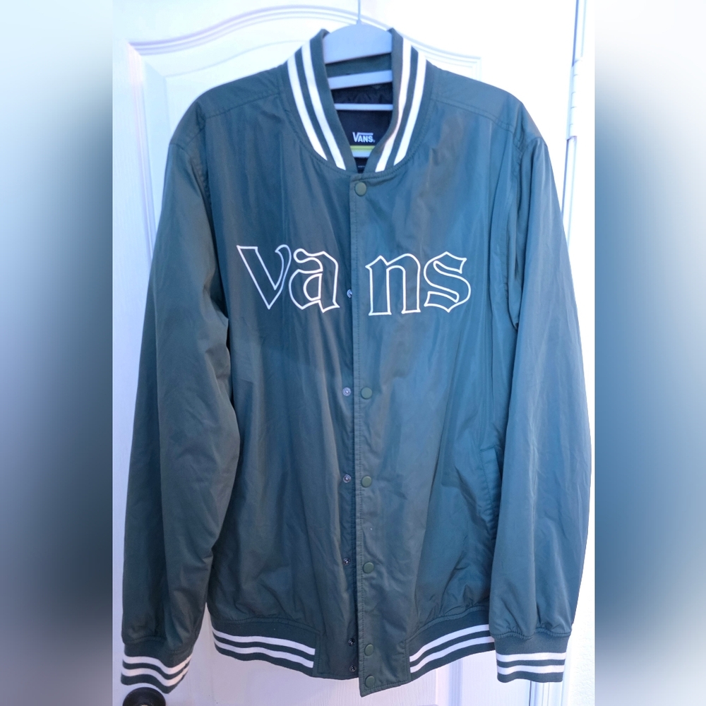Vans Green Medium Sixty Varsity Robby Cobra Kai Jacket Vgc